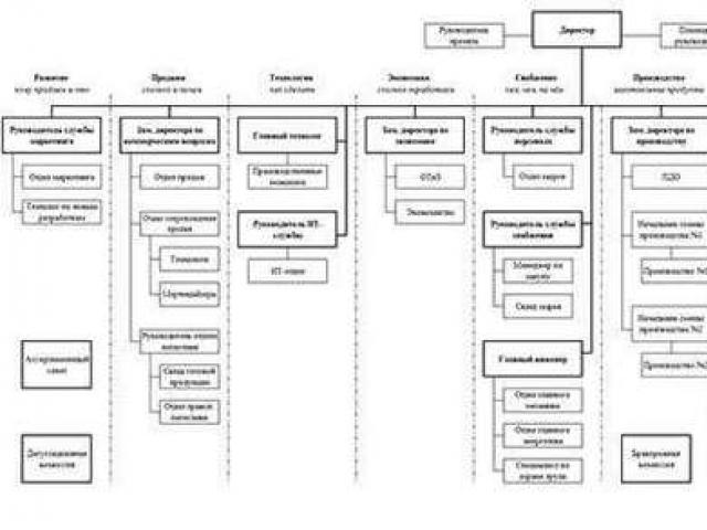 Bedriftens organisatoriske og funksjonelle struktur